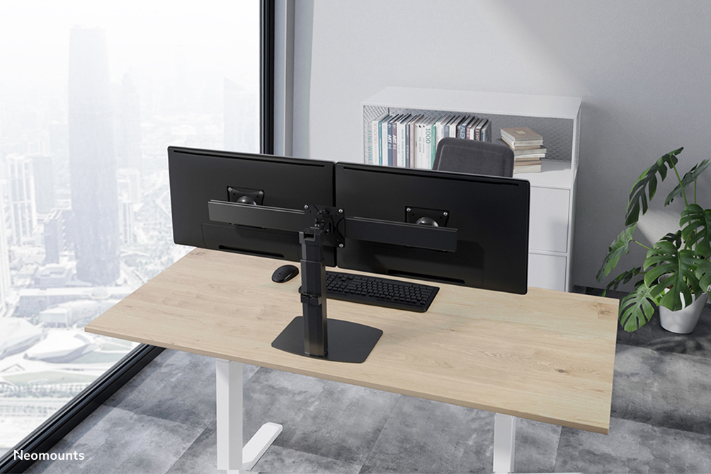 Neomounts FPMA-CB200BLACK Doppeltraverse-Monitorhalterung 10-27"